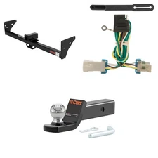 CURT Tow Package Trailer Hitch Wiring Harness 45134 Ball Mount Pin & Clip, 13920