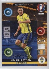 2016 Panini Adrenalyn XL UEFA Euro Team Mate - Key Player Kim Kallstrom 0jf5
