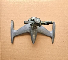 Vintage W D Allen Metal Jet Airplane Lawn Sprinkler w/ Rain Bird Impact Head