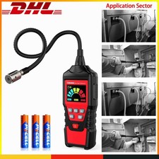 Gasmelder Gaslecksuchgerät Erdgas tragbar LCD 0~9999ppm Zuhause Luftanalysator