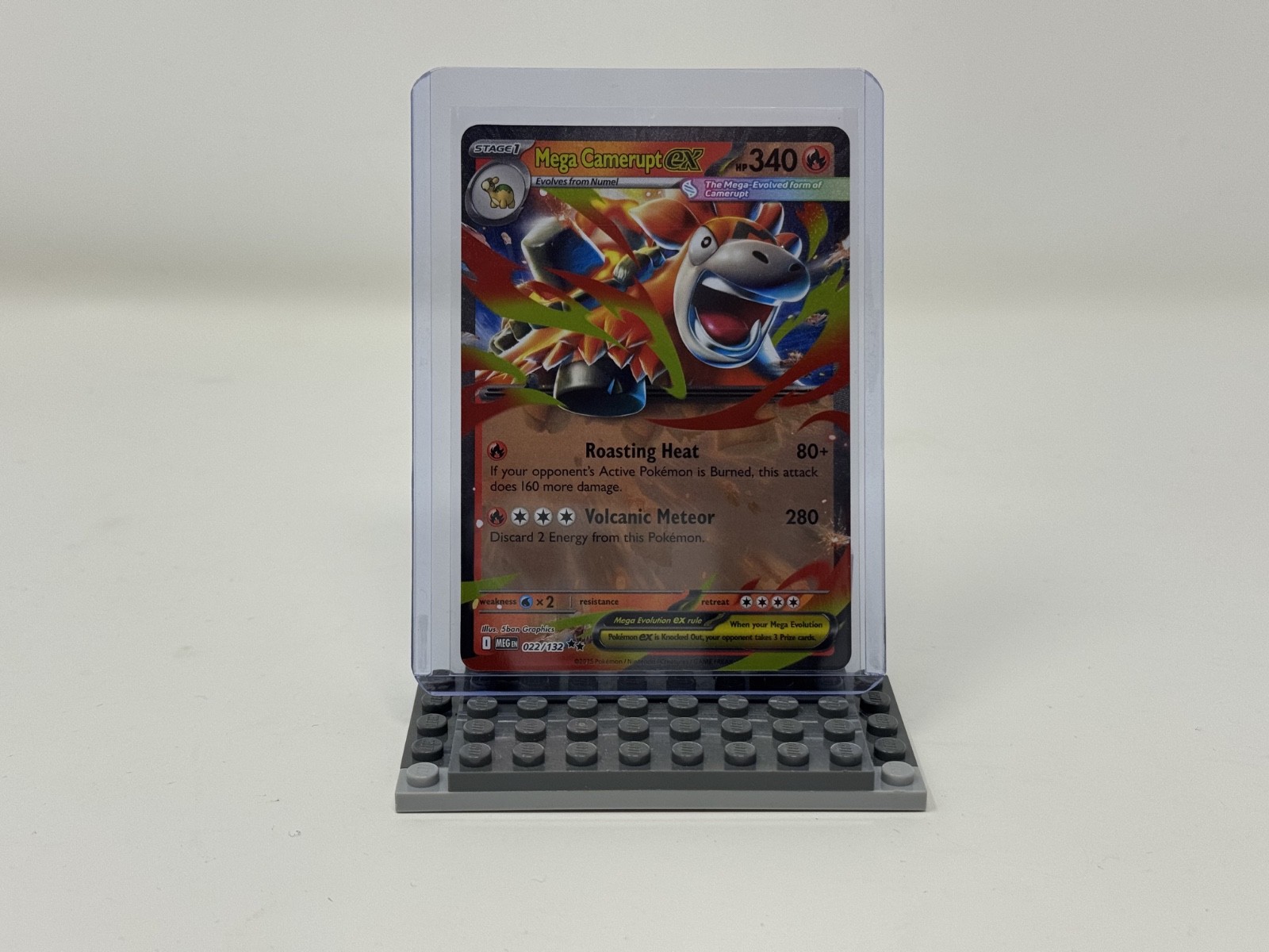 Pokemon TCG Mega Camerupt ex 022/132 Mega Evolution
