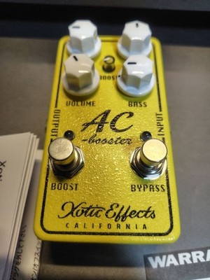 Xotic Effects AC Booster イエロー Xotic AC Booster V2