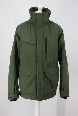 DIDRIKSONS HERREN SEBASTIAN JACKE 3 WASSERDICHT MANTEL UK M TIEFGRÜN UVP £210 IB