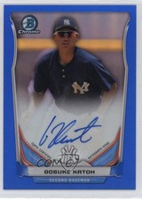 2014 Bowman Chrome Prospect Blue Refractor /150 Gosuke Katoh #BCAP-GK Auto 0l2q