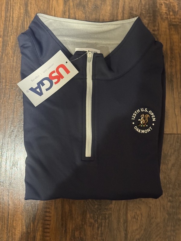 Oakmont Peter Millar 5XL Navy 1/4 Zip 2025 US Open *Super Rare* Masters PGA