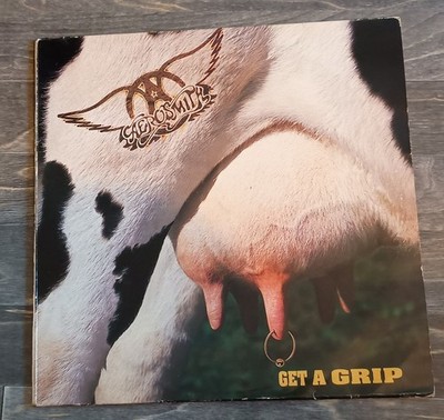 Aerosmith - Get A Grip  - EU 1993 - Geffen 24444 - 2 LP   - OIS -     VG-/VG