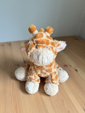 Baby Ganz Giraffe Plush 8" Soft Stuffed Animal Lovey Sitting Cute Soft