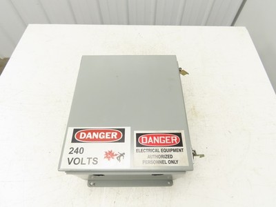 Wiegmann B141208CH Electrical Enclosure 14x12x8'' Wall Mount Control Panel