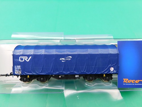B07 Roco H0 Güterwagen 66329 CFL Cargo Schiebeplanenwagen AC KKK OVP TOP | Zustand: Gebraucht