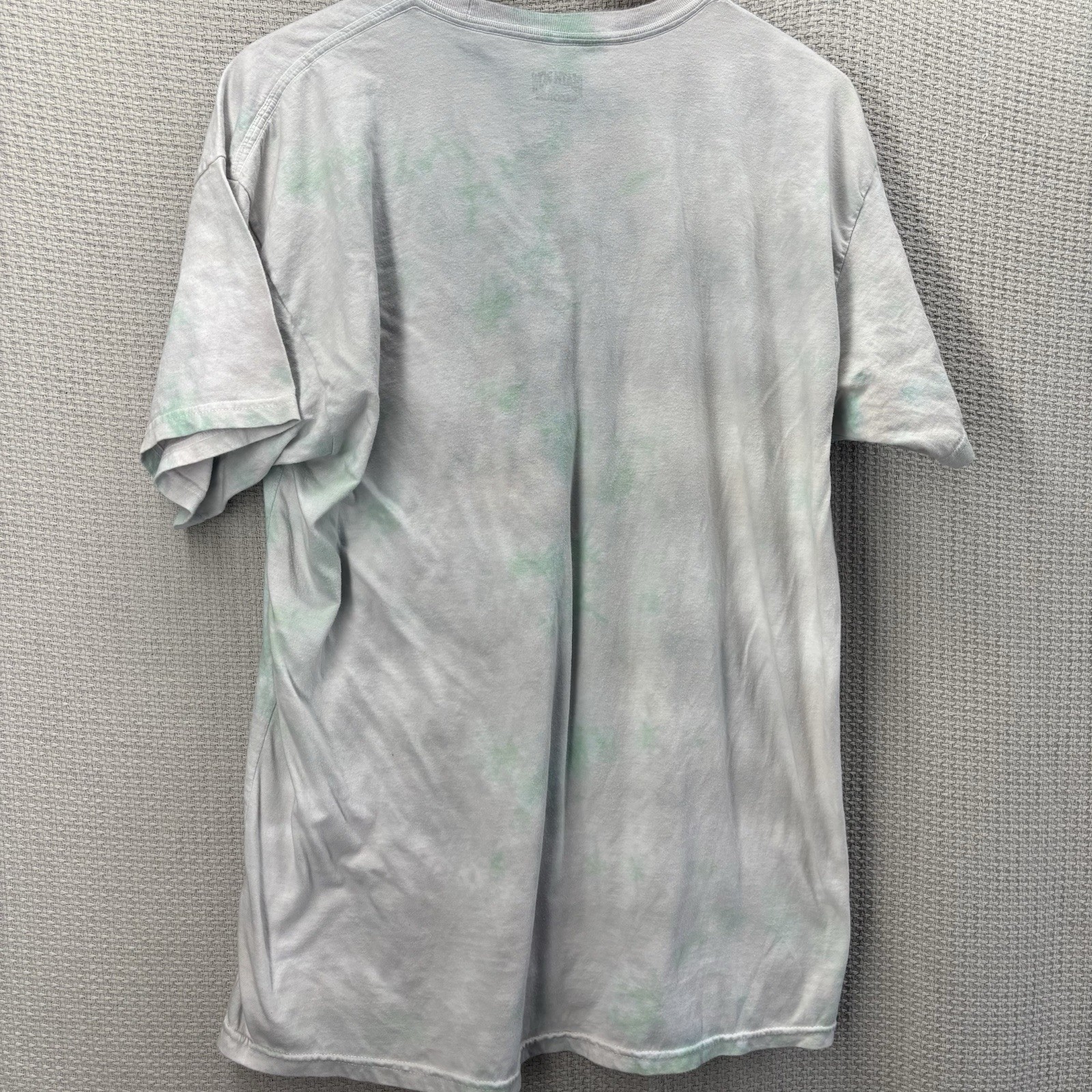 FILA T shirt Death Row Records tie dye uomo taglia large musica hip hop rap verde bianco