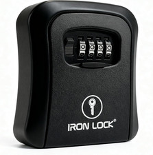 Key Lock Box Wall Mount Waterproof 4 Digit Outdoor Airbnb Safe