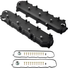 Gm V Lt Lt1 Lt4 Valve Covers W Coil Mounts Cast Aluminum Gen L83 L86 6.2l Black
