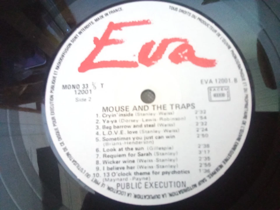LP MOUSE AND THE TRAPS PUBLIC EXÉCUTION FRANCE MONO - Photo 3/4