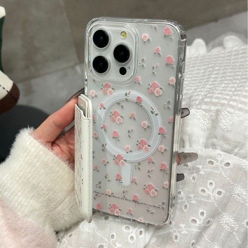 Magnetic Phone Card Holder for iPhone 15 14 13 ProMax Accessories