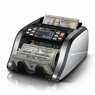 N60 Mixed Denomination Money Counter Machine, Value Counting, UV/MG/IR/DD Cou...