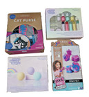 💥 Craft Lot Make Your Own Cat Purse Bag LIP BALM Shower Melts BATH BOMB Set New — photo 2