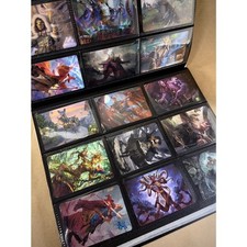 Baldur  s Gate BG3 BINDER  COMPLETE ART SERIES  82x Official MTG Cards