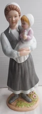 Home Interiors And Gifts "REBEKAH'S BABY" Porcelain Mother And Child Figurine 8”