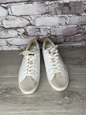 Sam Edelman Aubrie White Fashion Low Lace Sneakers Shoes Women Sz 7.5M US/37.5EU