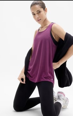 Athleta Move with ease tank- xs- plum- nwt-