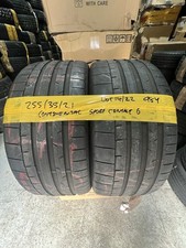 255/35/21  Continental Sport Contact 6 98y 4.18mm Tread PART WORN TYRE-Dot 14/22