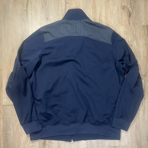 Nike Georgetown Hoyas Jacket XL Full Zip Coat Jordan Dri Fit Warm Up - Picture 2 of 7