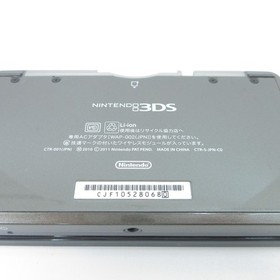 【Excellent】Nintendo 3DS Cosmo Black Console Only Japanese Edition #RET1125/01