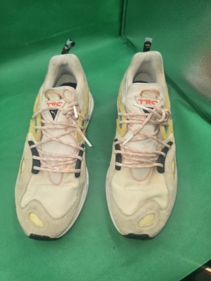 Puma TRC Blaze HC 38496201 Beige Canvas Athletic Basketball Shoes | Size 11.5