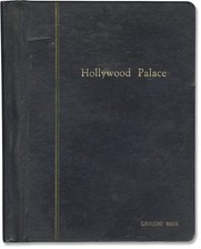 Wendy Richard Groucho Marx HOLLYWOOD PALACE Original screenplay for the #167482
