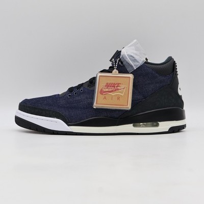 Size 12 - Levi's x Air Jordan 3 Retro SP Denim Blue for sale