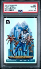 2024 DONRUSS PUKA NACUA PANINI DOWNTOWN! #20 PSA 8