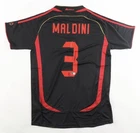 Paolo Maldini Autographed AC Milan Away Soccer Jersey #3 (Beckett)