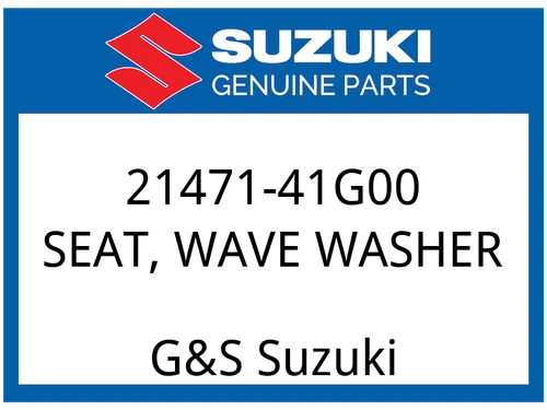 SEAT, WAVE WASHER