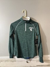 Colosseum Michigan State University Spartans Women’s Quarter Zip Size Small NWT