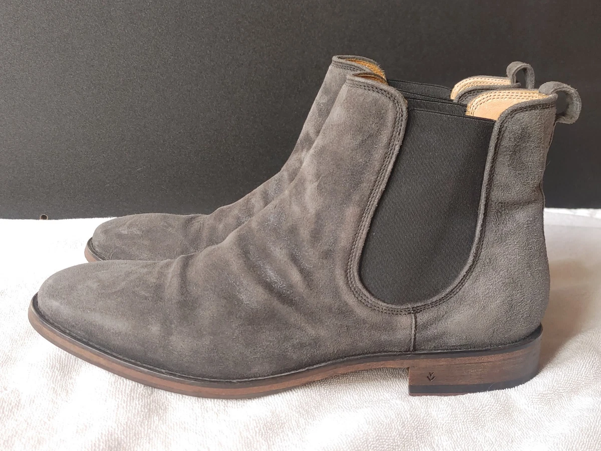 John Varvatos Gray Suede Boots for Men for Sale | Shop New  display picture 1