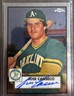 2021 Topps Chrome Platinum Anniversary - Autographs Jose Canseco #PA-JC (AU)
