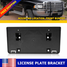 Front Bumper License Plate Bracket Tag Holder Fits 1994-1996 Dodge Ram 1500 Base