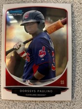 2013 Bowman Chrome Prospects Dorssys Paulino #BCP88 Cleveland Indians