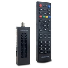 ATSC Digital TV Converter Box Dongle with TV Tuner, TV Recording, USB Multime...