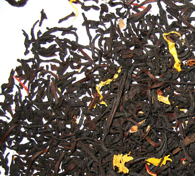 Pomegranate vanilla natural flavored black  tea  1 LB