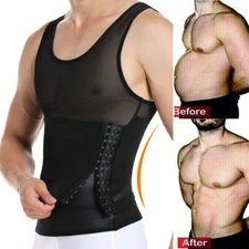 Fajas Para Hombres Fajas Reductoras Abdomen Men Shapewear Tummy Control T-Shirt