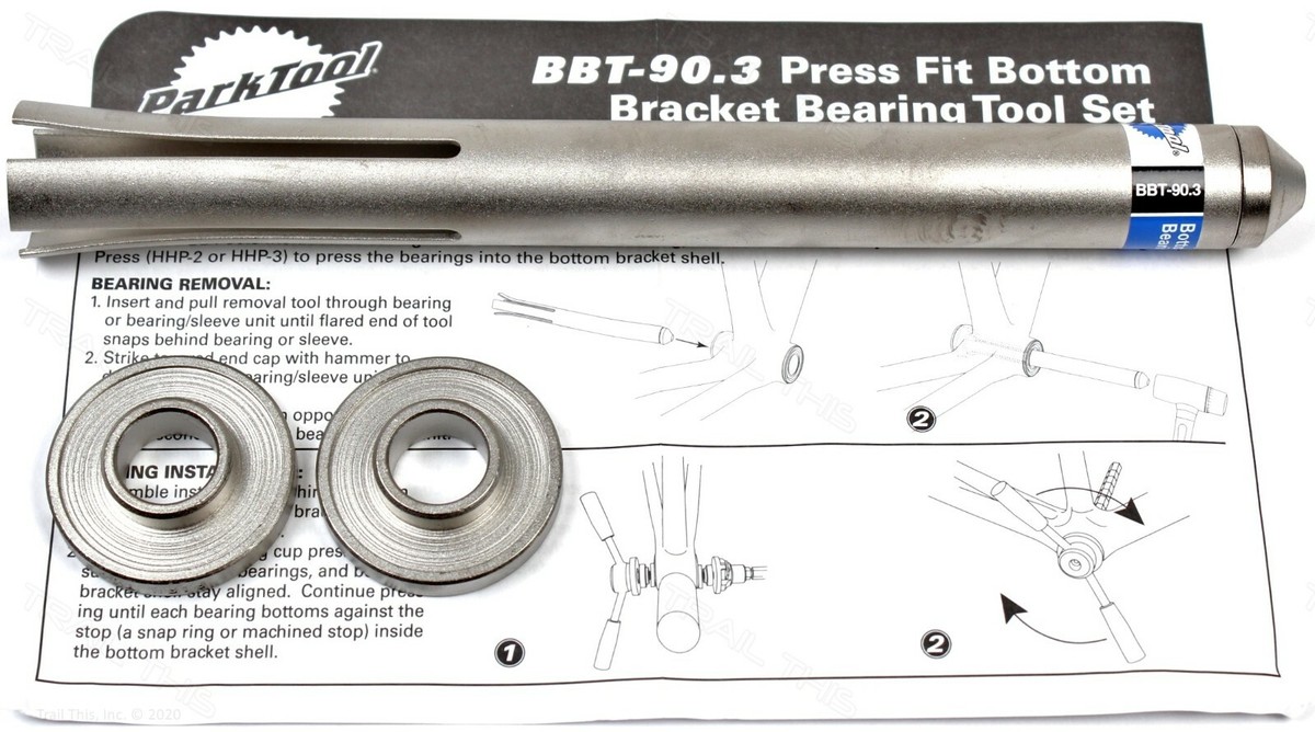 Park Tool BBT-27.3 Strumento per il movimento centrale - 16-tacca 49 mm OD