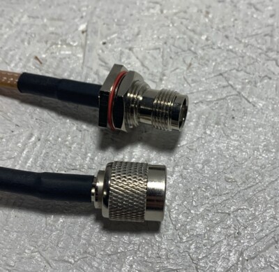RG316 SMA MALE ANGLE To RP-TNC FEMALE BULKHEAD RF Cable - Foto 9