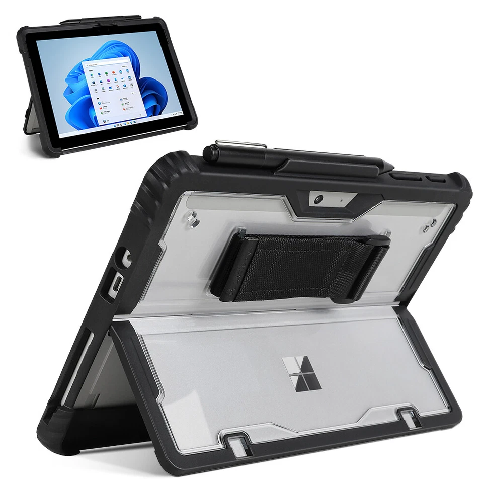 NEW Suitable for Microsoft surface Pro7 8 9 Go Transparent TPU Protection Case - Image 2 of 4