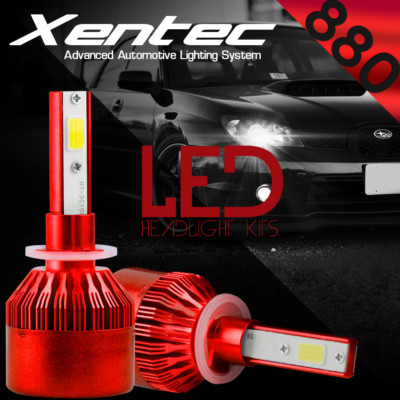 XENTEC LED HID Foglight Conversion kit 880 6000K for 2000-2000 Saturn LS2