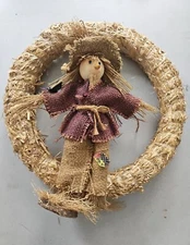 Mini Scarecrow Wall Ornament 