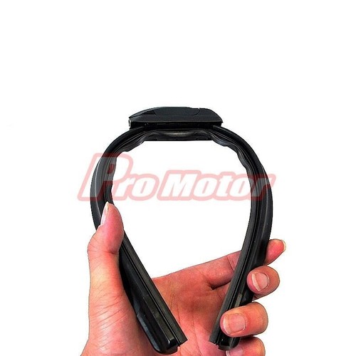 24" + 20" OEM Quality Bracketless Windshield Wiper Blades J-Hook Pair All Season - Picture 3 of 5