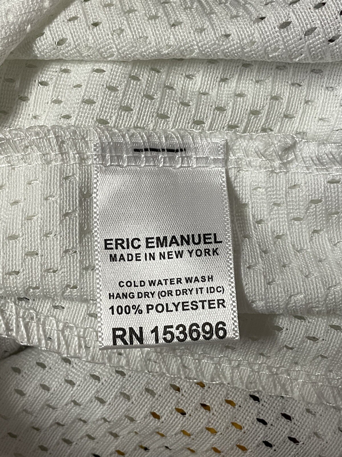 Eric Emanuel EE Basic White Lightning Bolt Shorts… - image 7