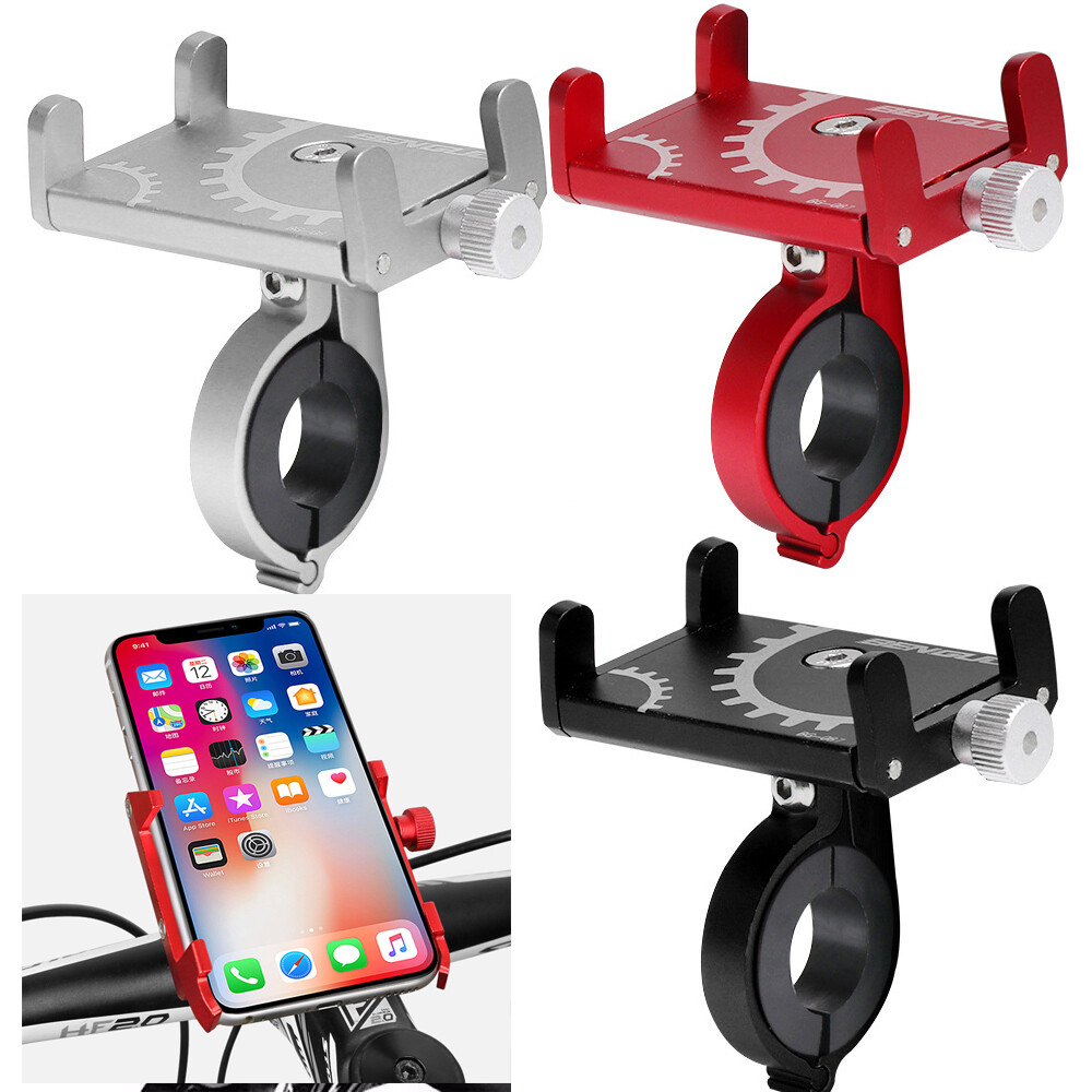 360° Aluminum Motorcycle Bike Bicycle Holder Mount Handlebar For Cell Phone  GPS