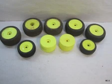 Lot of 9 Truggy Wheels Yellow Truss 8th 83mm Velocity VTR4.0" Front or Rear